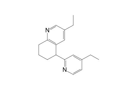 3-Ethyl-5-(4-ethyl-2-pyridyl)-5,6,7,8-tetrahydroquinoline