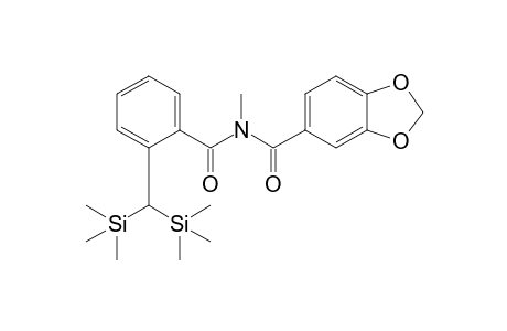 N-[2-[bis(trimethylsilyl)methyl]benzoyl]-N-methyl-1,3-benzodioxole-5-carboxamide