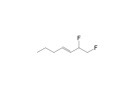 (E)-1,2-Difluorohept-3-ene