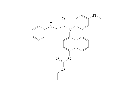 Carbonic acid, 4-[[4-(dimethylamino)phenyl][(2-phenylhydrazinyl)carbonyl]amino]-1-naphthalenyl ethyl ester