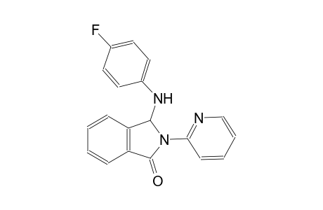 1H-isoindol-1-one, 3-[(4-fluorophenyl)amino]-2,3-dihydro-2-(2-pyridinyl)-