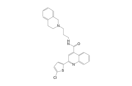2-(5-chloro-2-thienyl)-N-[3-(3,4-dihydro-2(1H)-isoquinolinyl)propyl]-4-quinolinecarboxamide