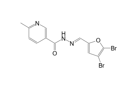 N'-[(E)-(4,5-dibromo-2-furyl)methylidene]-6-methylnicotinohydrazide