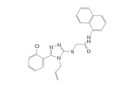 2-{[4-allyl-5-(2-chlorophenyl)-4H-1,2,4-triazol-3-yl]sulfanyl}-N-(1-naphthyl)acetamide