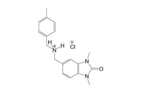 N-[(1,3-dimethyl-2-oxo-2,3-dihydro-1H-benzimidazol-5-yl)methyl](4-methylphenyl)methanaminium chloride