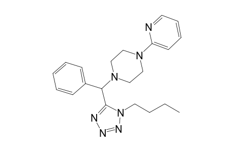 1-((1-Butyl-1H-tetrazol-5-yl)(phenyl)methyl)-4-(pyridin-2-yl)piperazine