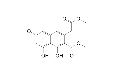 Methyl [4,5-dimethoxy-7-methoxy-3-(methoxycarbonyl)naphthalen-2'-yl]acetate