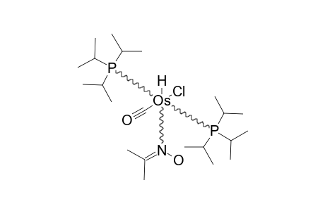 (acetonoxime)carbonyl(chloro)hydrido-bis(triisopropylphosphane)osmium(II)