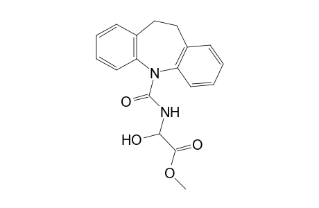10,11-Dihydro-5H-5-Carboxamido-N-(alpha-hydroxy-acetic acid methyl ester)dibenzo[b,f]azepine