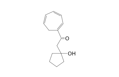 1-(1-cyclohepta-1,3,5-trienyl)-2-(1-hydroxycyclopentyl)ethanone