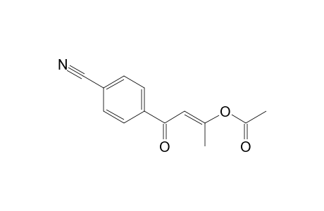 Acetic acid 3-(4-cyanophenyl)-1-methyl-3-oxopropenyl ester