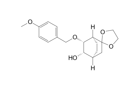 (1'S,2'S,3'R,4'S)-3'-p-anisyloxyspiro[1,3-dioxolane-2,5'-bicyclo[2.2.2]octane]-2'-ol