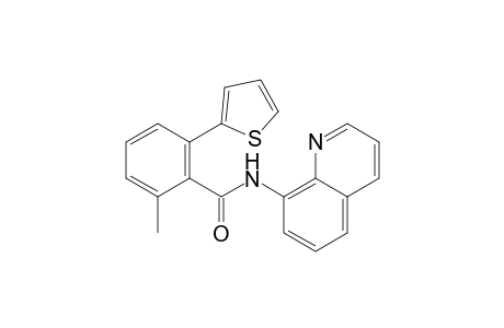 2-Methyl-N-(quinolin-8-yl)-6-(thiophen-2-yl)benzamide