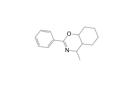 4-Methyl-2-phenyl-4a,5,6,7,8,8a-hexahydro-4H-1,3-benzoxazine