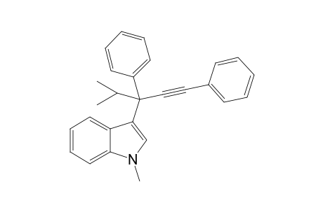 1-Methyl-3-(4-methyl-1,3-diphenylpent-1-yn-3-yl)-1Hindole