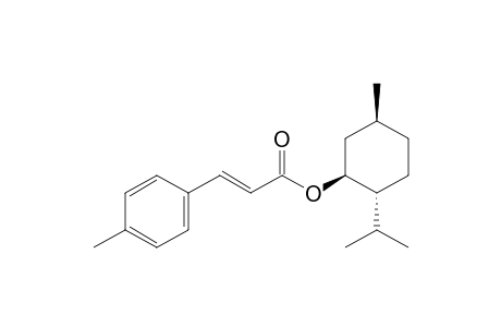 (E)-((1S,2R,5S)-2-Isopropyl-5-methylcyclohexyl) 3-p-tolylacrylate