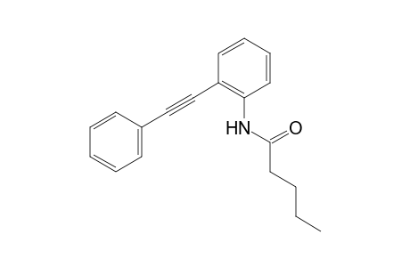 N-(2-(phenylethynyl)phenyl)pentanamide