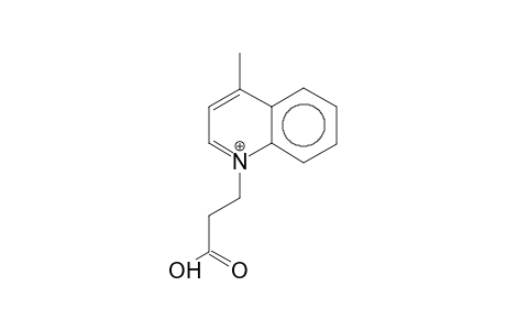 1-(2-Carboxyethyl)-4-methylquinolinium