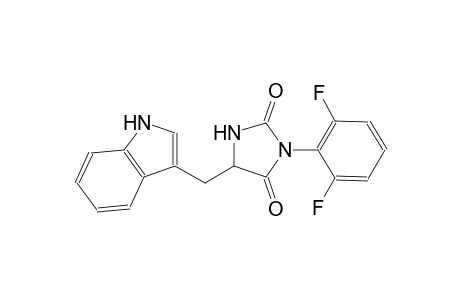 3-(2,6-difluorophenyl)-5-(1H-indol-3-ylmethyl)-2,4-imidazolidinedione