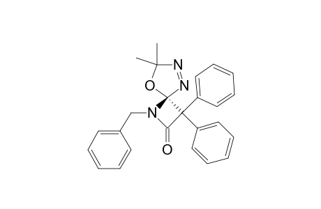 1,7,8-TRIAZA-1-BENZYL-6,6-DIMETHYL-5-OXA-2-OXO-3,3-DIPHENYLSPIRO-[3,4]-OCT-7-ENE