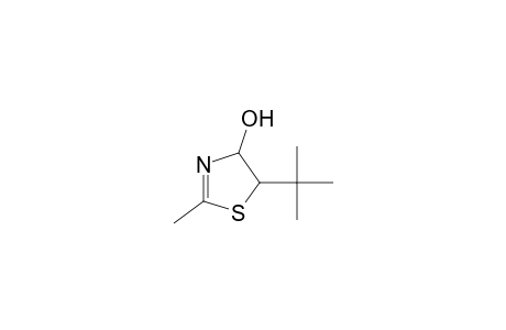 4-Thiazolol, 5-(1,1-dimethylethyl)-4,5-dihydro-2-methyl-