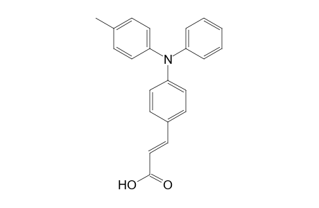 2-Propenoic acid, 3-[4-[(4-methylphenyl)phenylamino]phenyl]-,