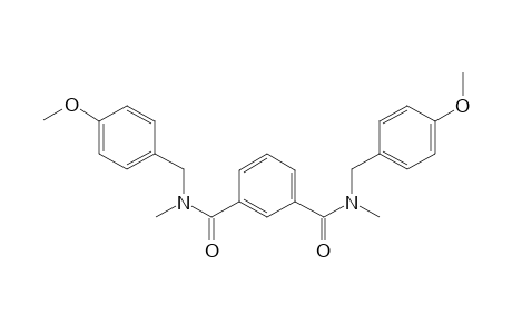 1-N,3-N-bis[(4-methoxyphenyl)methyl]-1-N,3-N-dimethylbenzene-1,3-dicarboxamide