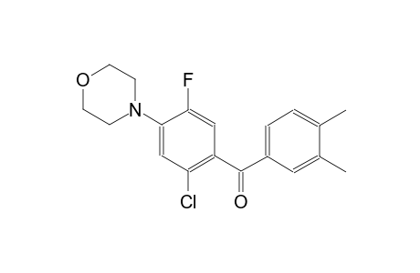 methanone, [2-chloro-5-fluoro-4-(4-morpholinyl)phenyl](3,4-dimethylphenyl)-