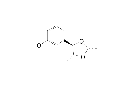 rel-(2R,4R,5R)-4-(3'-Methoxyphenyl)-2,5-dimethyl-1,3-dioxolane
