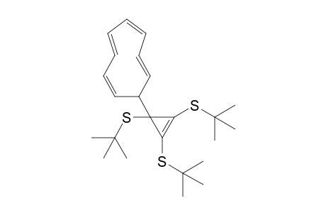 9-[1',2',3'-tris(t-Butylthio)cycloprop-2'-en-1'-ylidene]cyclonona-1,3,5,7-tetraene