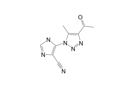 5-(4-acetyl-5-methyltriazol-1-yl)-3H-imidazole-4-carbonitrile