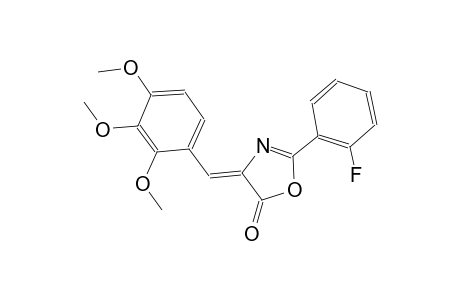 (4Z)-2-(2-fluorophenyl)-4-(2,3,4-trimethoxybenzylidene)-1,3-oxazol-5(4H)-one