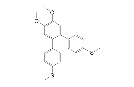 (4',5'-Dimethoxy-[1,1':2',1''-terphenyl]-4,4''-diyl)bis(methylsulfane)