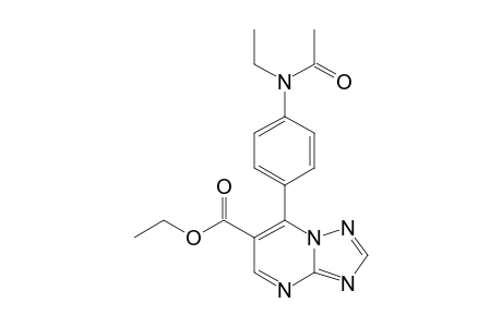 7-[4-(N-ACETYL-N-ETHYL)-AMINOPHENYL]-6-ETHOXYCARBONYL-1,2,4-TRIAZOLO-[1,5-A]-PYRIMIDINE