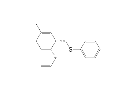 cis-1-Methyl-3-((phenylthio)methyl)-4-(2-propenyl)cyclohexene