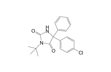 5-Phenyl-3-(t-butyl)-5-(p-chlorophenyl)-hydantoine