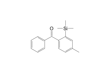Methanone, [4-methyl-2-(trimethylsilyl)phenyl]phenyl-