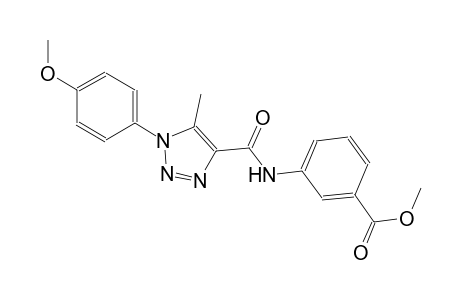 benzoic acid, 3-[[[1-(4-methoxyphenyl)-5-methyl-1H-1,2,3-triazol-4-yl]carbonyl]amino]-, methyl ester