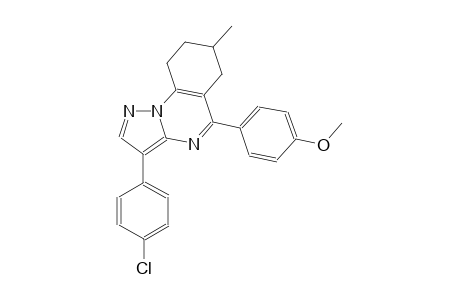 pyrazolo[1,5-a]quinazoline, 3-(4-chlorophenyl)-6,7,8,9-tetrahydro-5-(4-methoxyphenyl)-7-methyl-