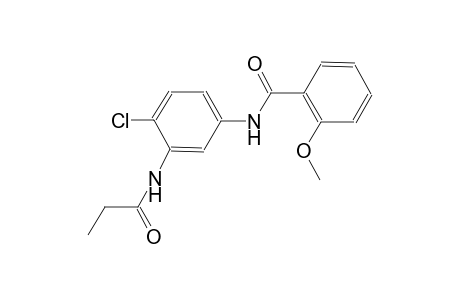 N-[4-chloro-3-(propionylamino)phenyl]-2-methoxybenzamide