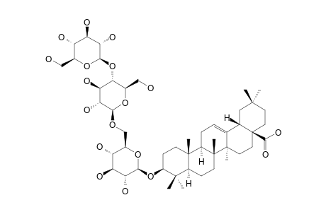 ALPHA-D-GLUCOPYRANOSYL-(1->4)-BETA-D-GLUCOPYRANOSYL-(1->6)-BETA-D-GLUCOPYRANOSYL-30-OLEANOIC-ACID