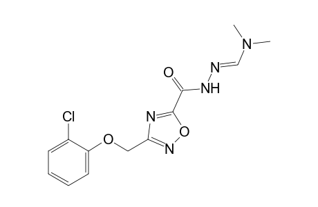 3-[(o-chlorophenoxy)methyl]-1,2,4-oxadiazole-5-carboxylic acid, [(dimethylamino)methylene]hydrazide