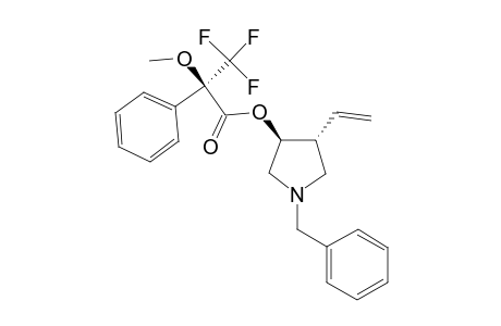 (3S,4R)-1-BENZYL-4-VINYL-PYRROLIDIN-3-YL-(2R)-3,3,3-TRIFLUORO-2-METHOXY-2-PHENYLPROPANOATE