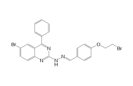 4-(2-bromoethoxy)benzaldehyde (6-bromo-4-phenyl-2-quinazolinyl)hydrazone