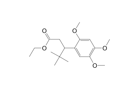 Benzenepropanoic acid, .beta.-(1,1-dimethylethyl)-2,4,5-trimethoxy-, ethyl ester