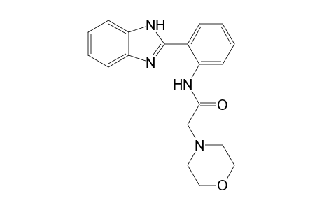 N-[2-(1H-Benzoimidazol-2-yl)-phenyl]-2-morpholin-4-ylacetamide
