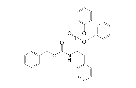 (1-Benzyloxycarbonylamino-2-phenyl-ethyl)-phosphonic acid diphenyl ester