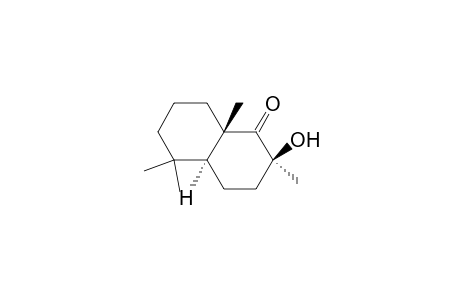 1(2H)-Naphthalenone, octahydro-2-hydroxy-2,5,5,8a-tetramethyl-, [2S-(2.alpha.,4a.beta.,8a.alpha.)]-