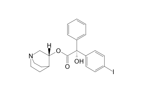(R)-1-Azabicyclo[2.2.2]oct-3-yl (R)-.alpha.-Hydroxy-.alpha.-(4-iodophenyl) benzeneacetate