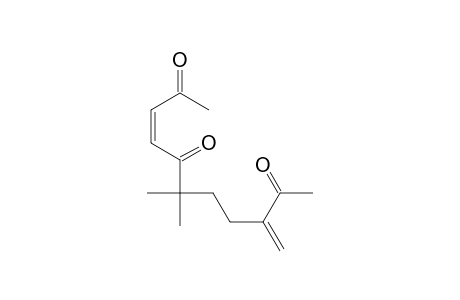 3-Undecene-2,5,10-trione, 6,6-dimethyl-9-methylene-, (Z)-